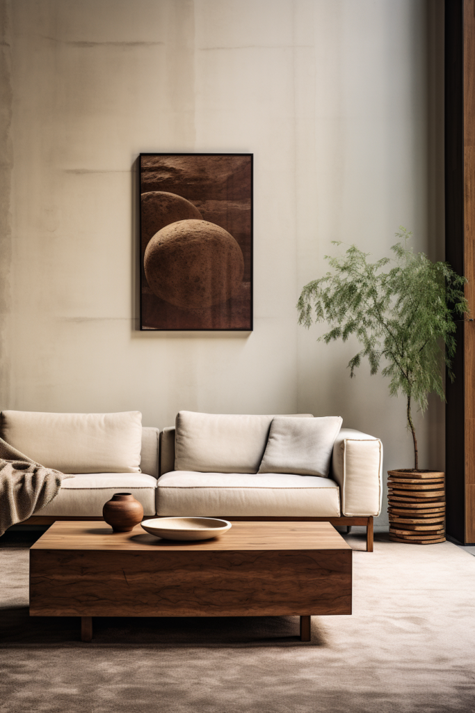 Earths Embrace Cozy Earthy Living Rooms Await Quiet Minimal