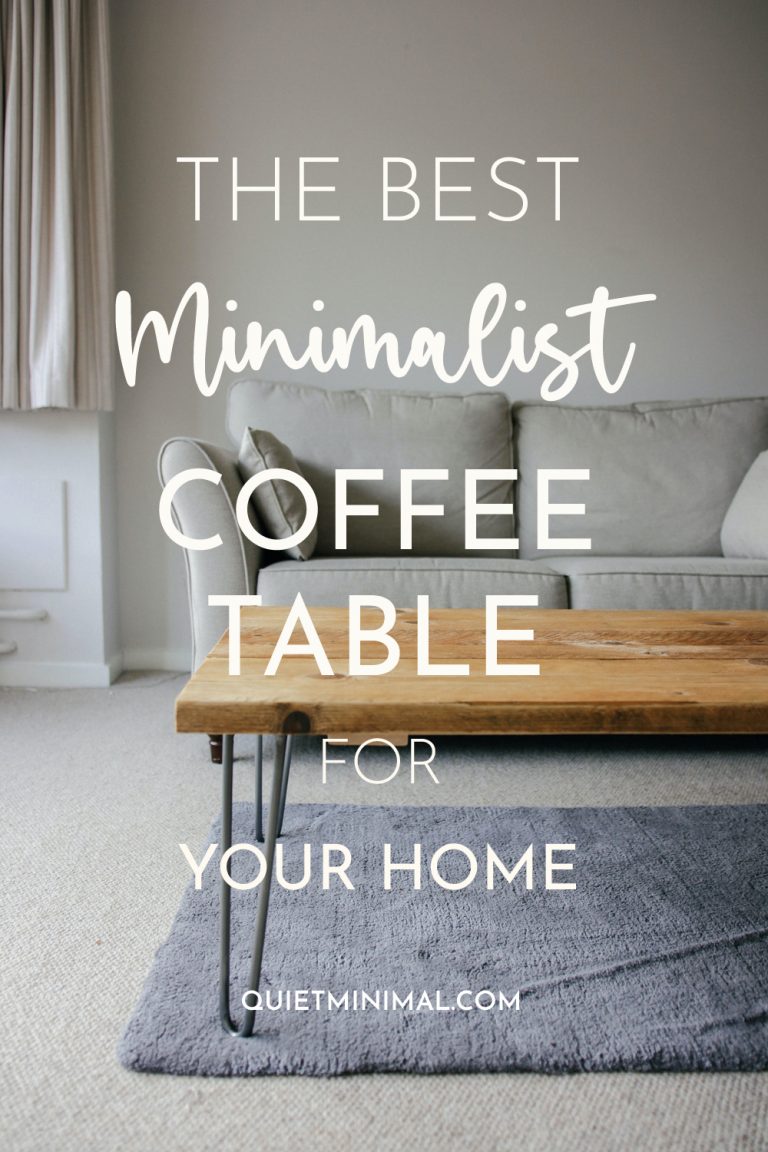 11 Stunning Minimalist Coffee Table Ideas in 2022