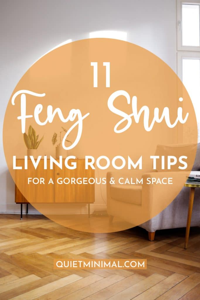 Feng Shui living room for a calm space