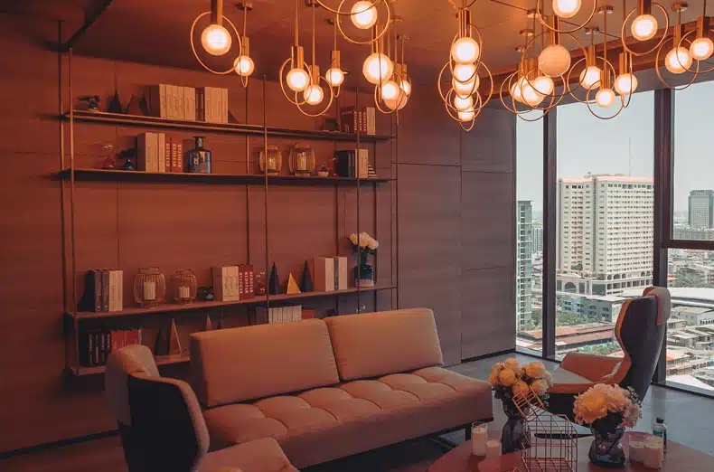 Creating a cozy minimalist home, lighting