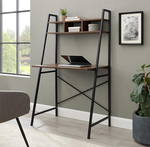 Nouveau solide Lokken Ladder Desk ajouter certains élégant fonctionnalité à votre maison bureau