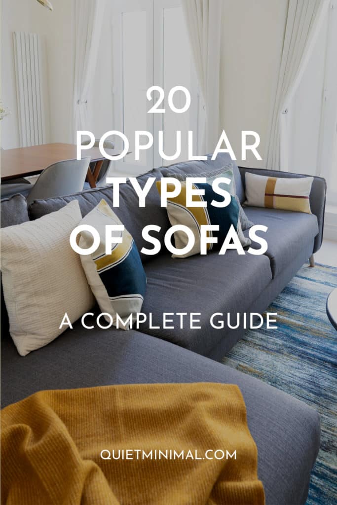 Popular types of sofas
