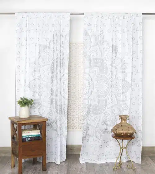 Indian Mandala Tapestry Room Curtains