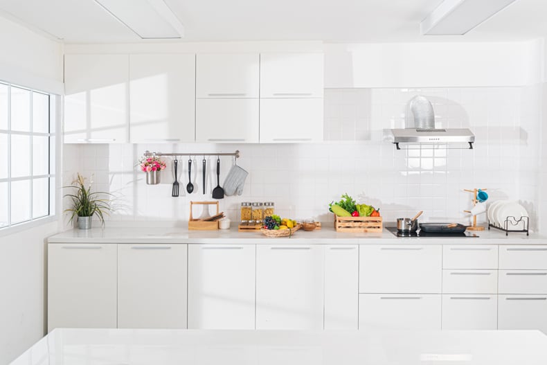 white kitchen color ideas with white cabinets