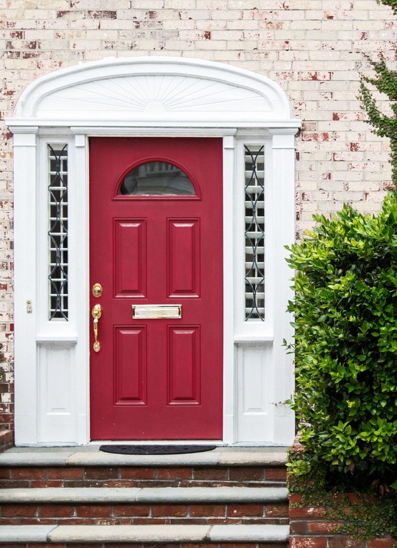 best front door colors for tan house