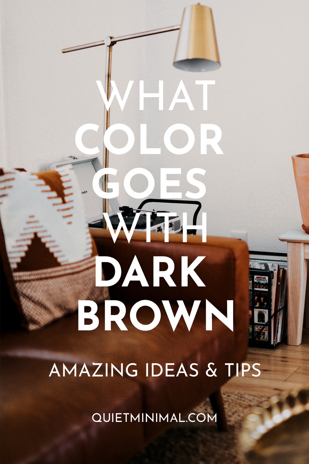what color goes with dark brown, ideas and tips