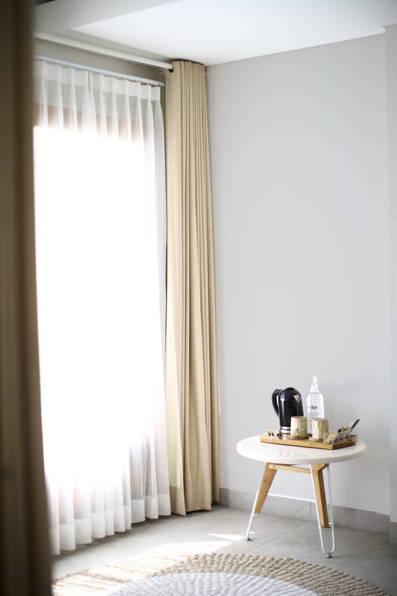 tan curtain color for gray walls