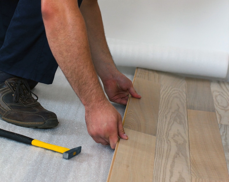 different installation options of laminate flooring