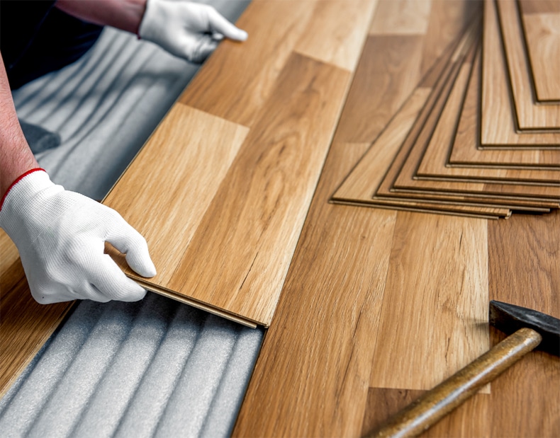 different types of laminate flooring