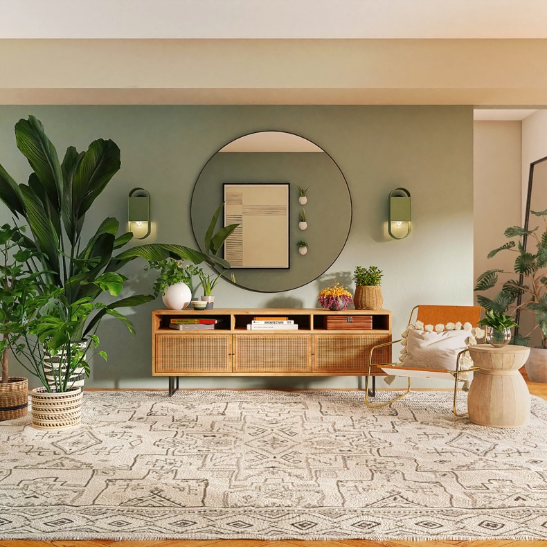 colors that go with sage green beige