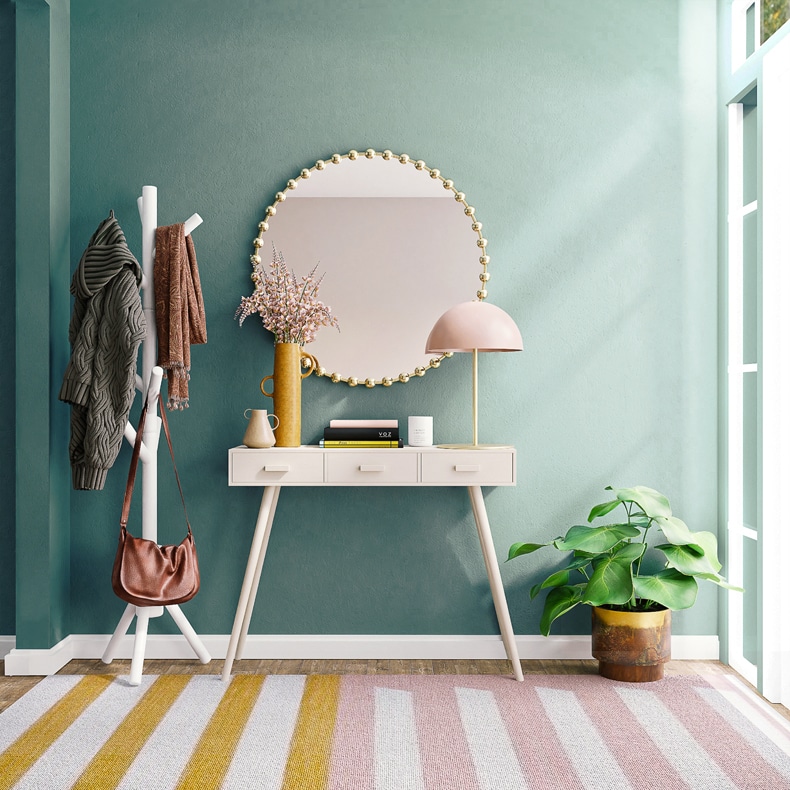 colors that go with sage green pink