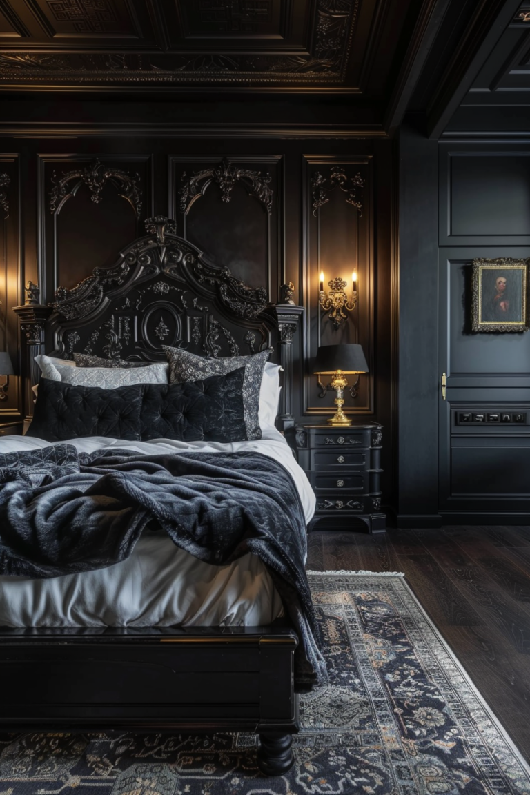 2024's Cozy Dark Bedroom Top Color Palettes & Design Tips (Updated
