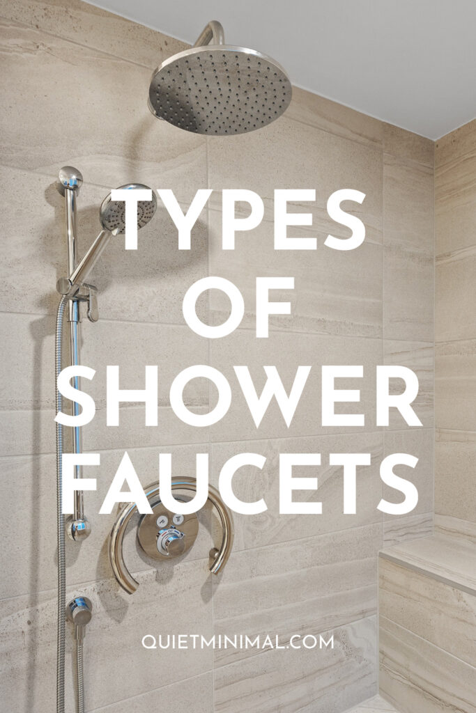 types of shower faucets