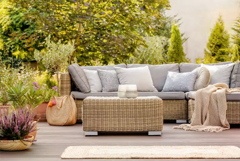 cozy patio space furniture