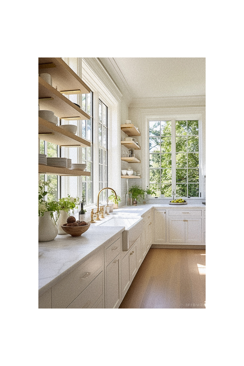 Perfect Layouts: Kitchens with Window Over Sink Ideas - Quiet Minimal