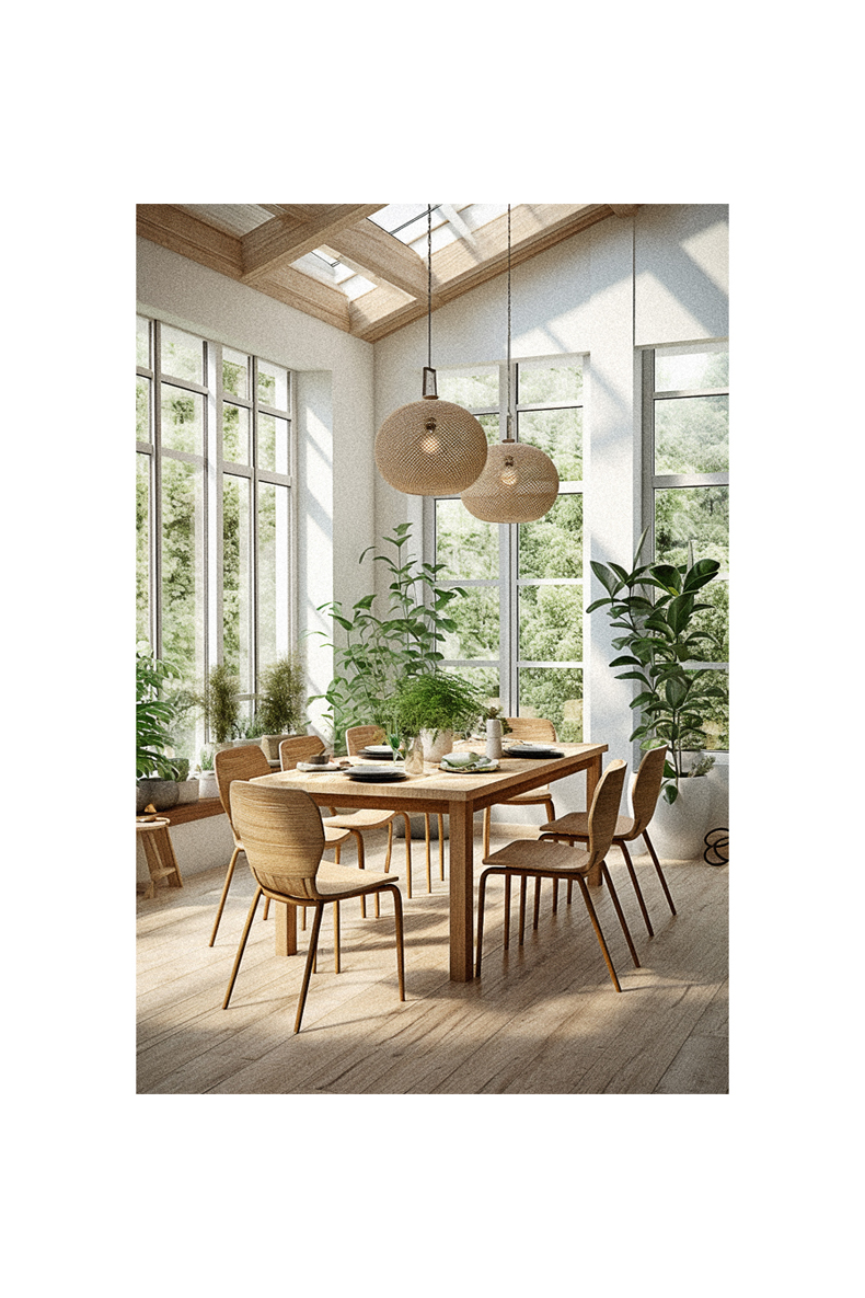 Gourmet Rooms: Modern Organic Dining Spaces! - Quiet Minimal