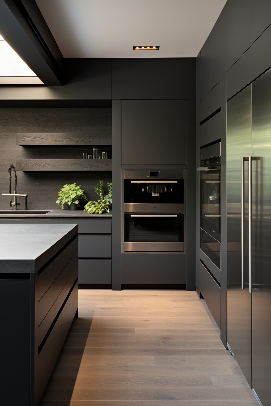 What Color Cabinets Go with Black Stainless Steel Appliances? 10 ...