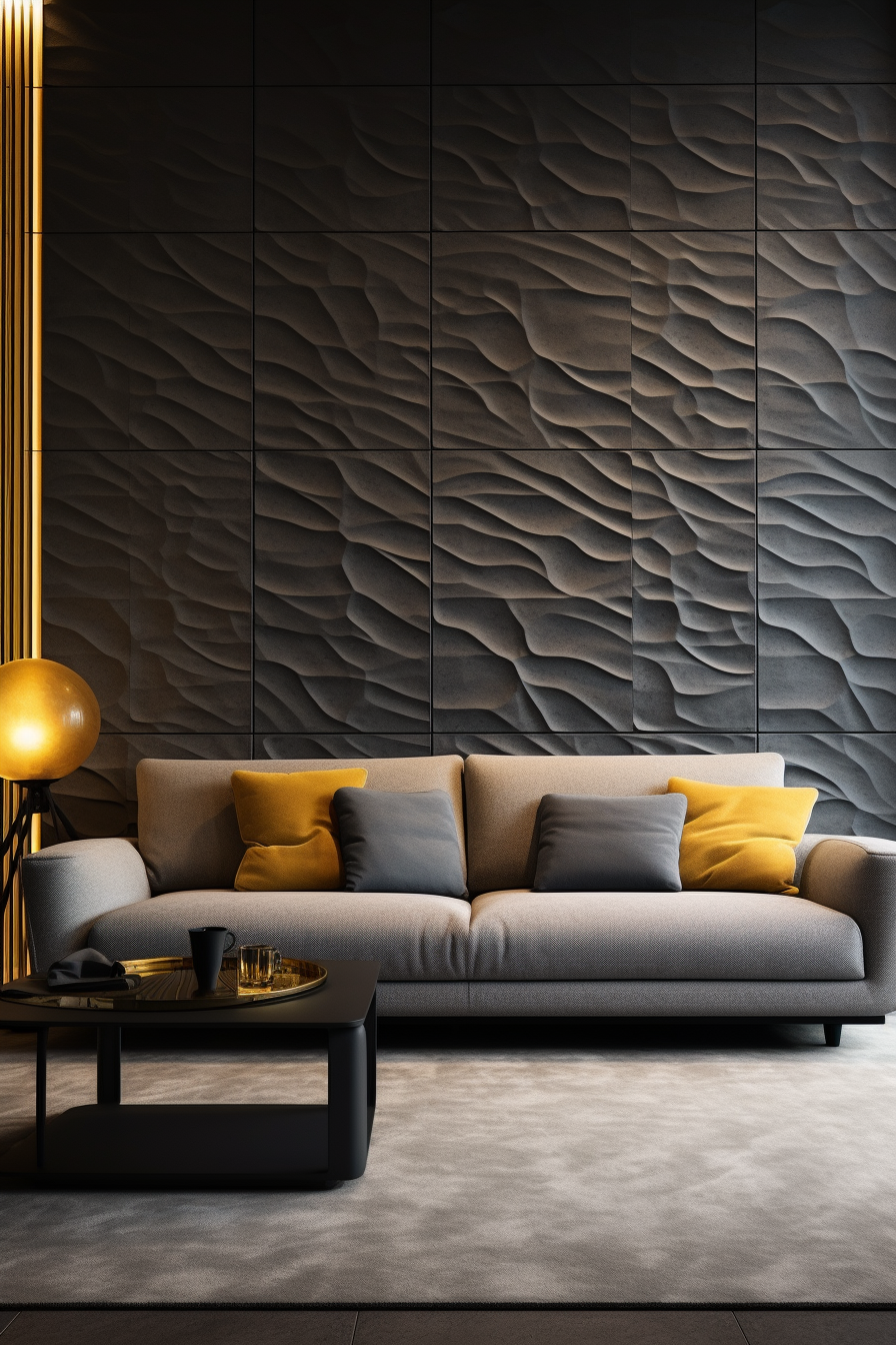View of Textured Wall Treatments: Easy Tips for Visually Striking Interiors ...