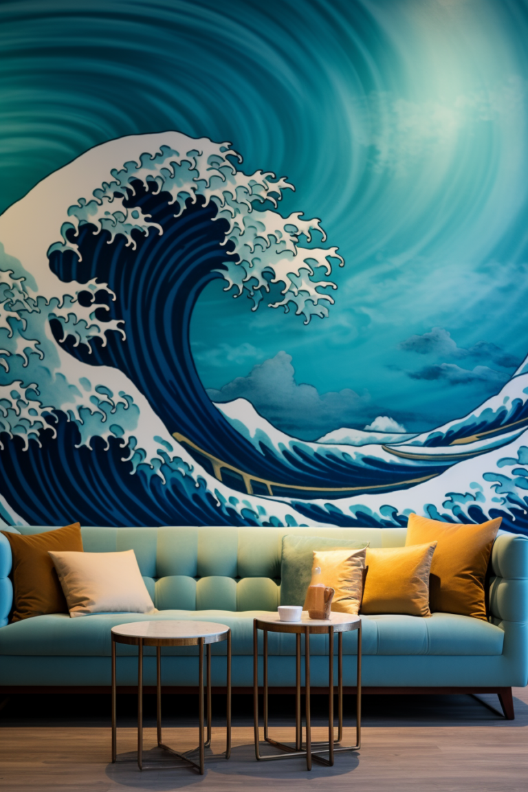 20 Large Japanese Wall Art Ideas For Serene Interior Spaces - Quiet Minimal
