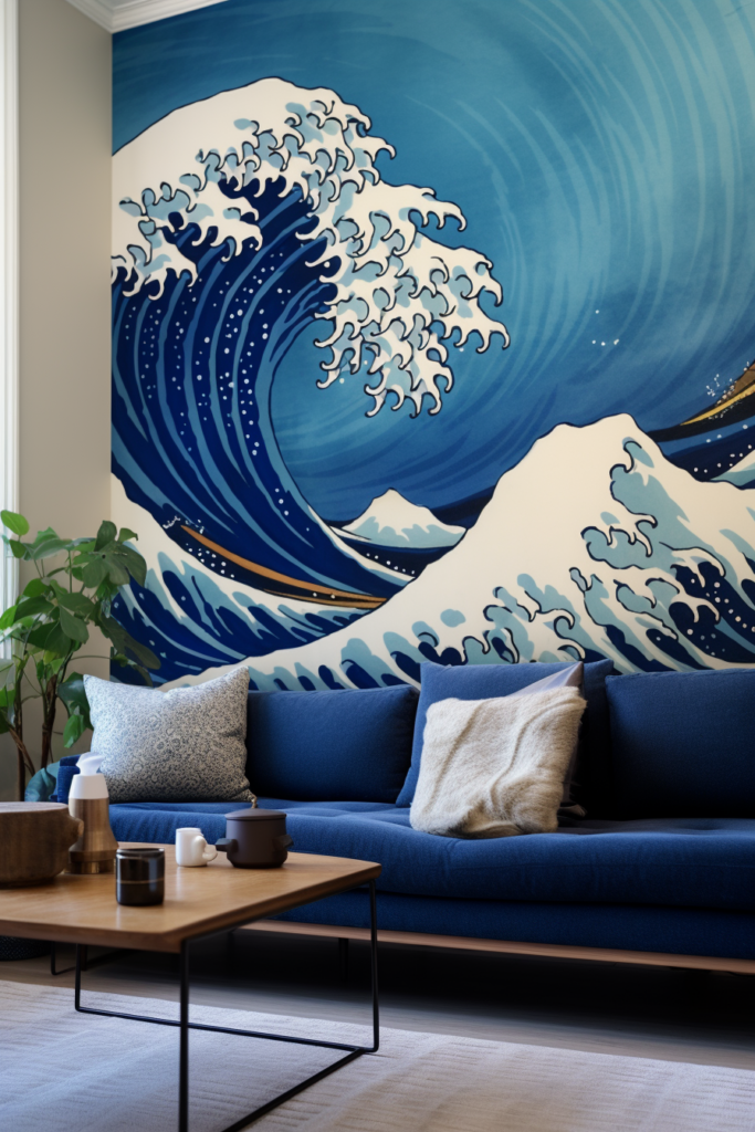 20 Large Japanese Wall Art Ideas For Serene Interior Spaces - Quiet Minimal