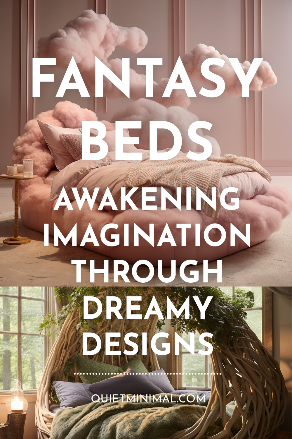 Dreamy designs of fantasy beds awaken imagination
