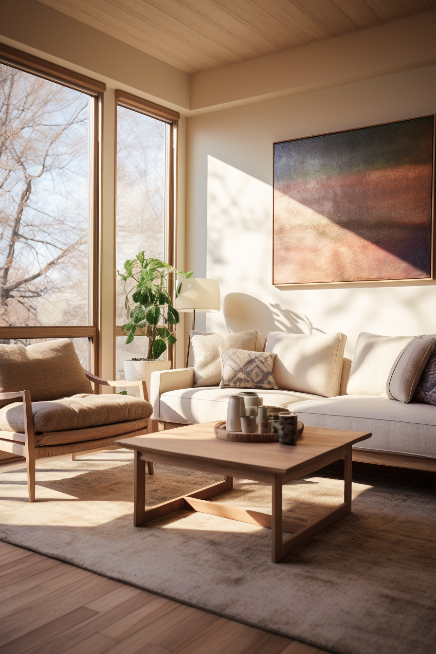 Neutral Haven: A Palette for Minimalist Cozy Living Rooms - Quiet Minimal