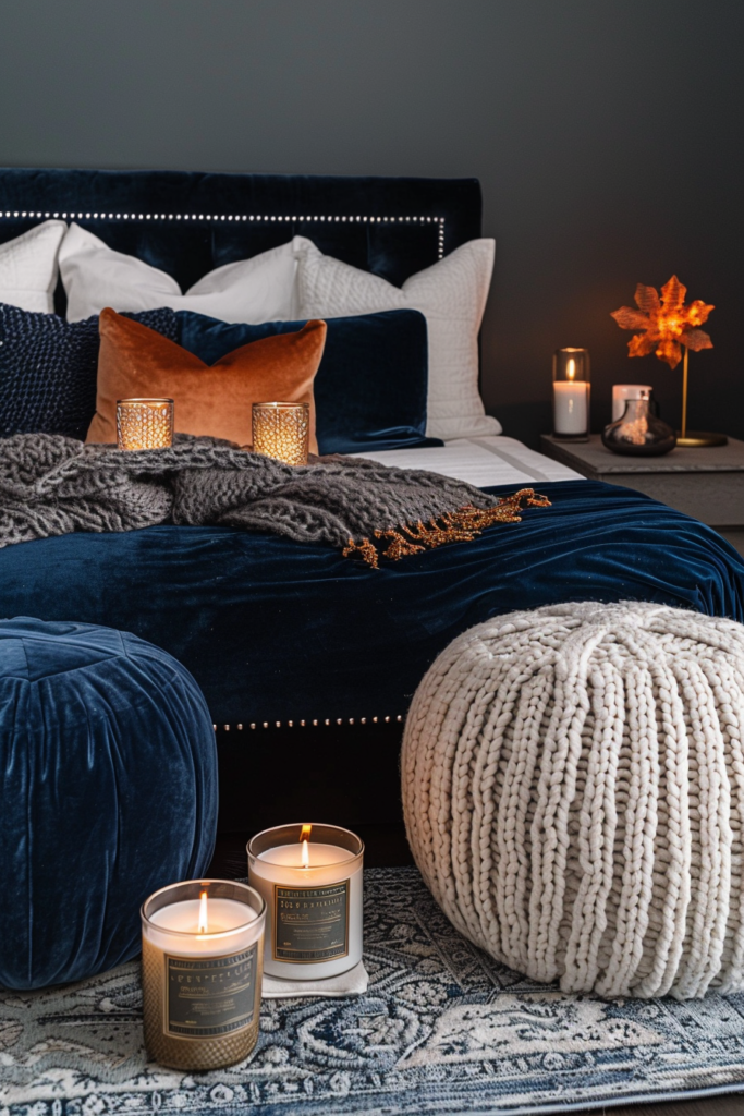 Contemporary Dark Bedroom Retreat | 20 Modern Ideas for Cozy Winter ...