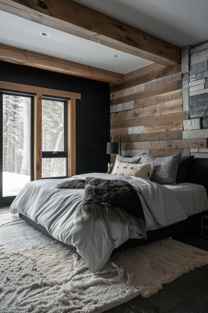 Contemporary Dark Bedroom Retreat | 20 Modern Ideas for Cozy Winter Nights - Quiet Minimal