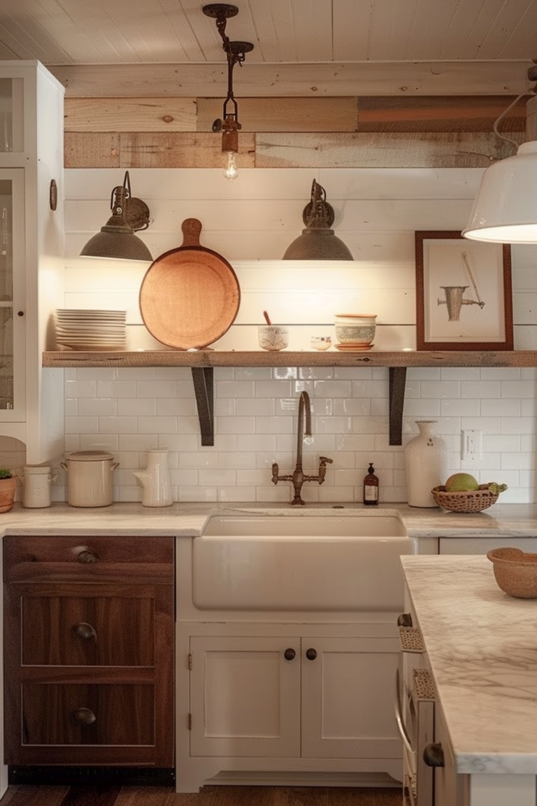 20+ Charming Cottage Kitchen Design Ideas for Small Spaces - Quiet Minimal