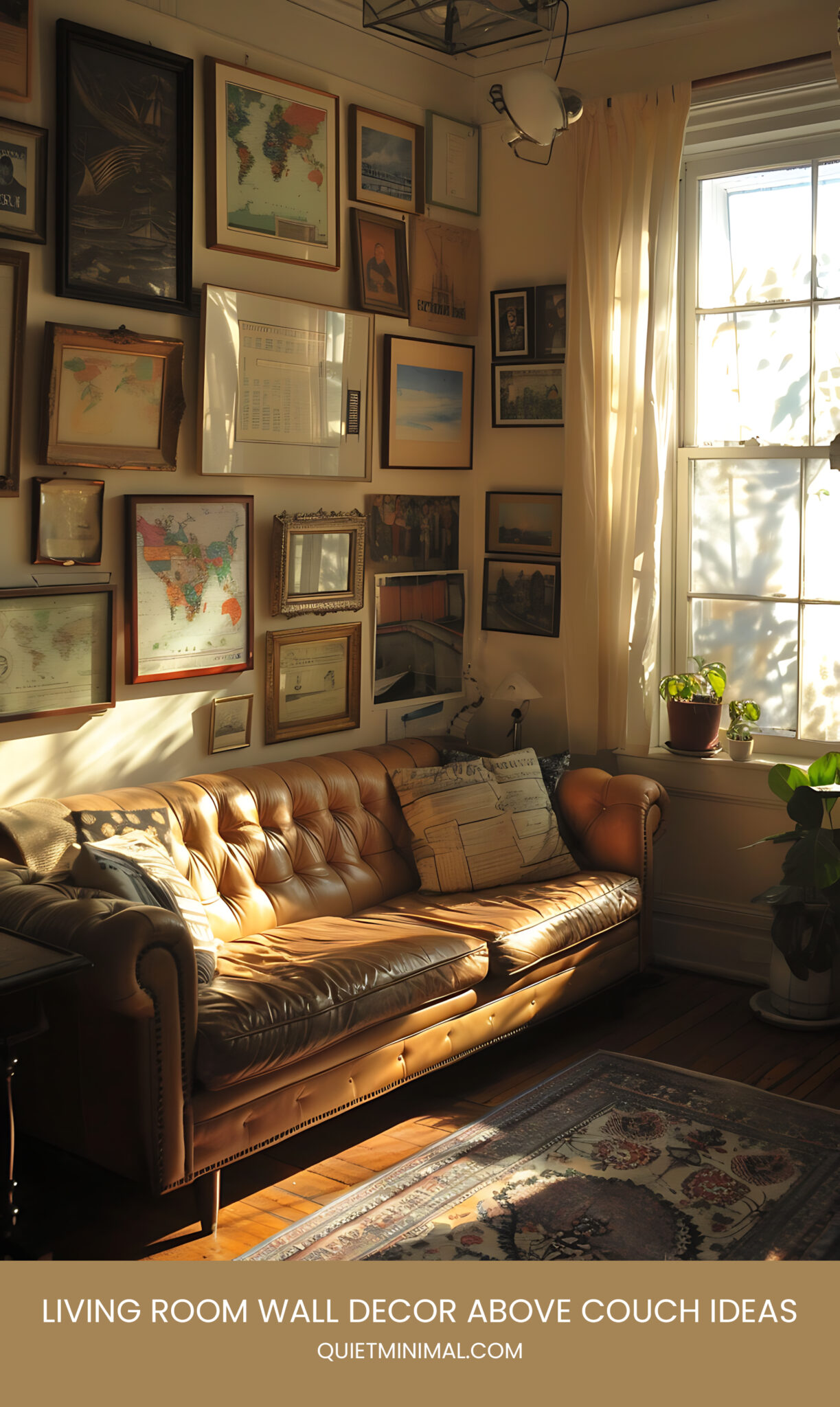 Creative Ideas for Living Room Wall Decor Above Your Couch - Quiet Minimal