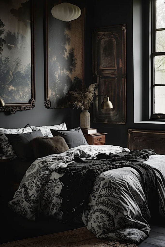 Moody Bedrooms with Dark Color Palettes to Set the Mood - Quiet Minimal