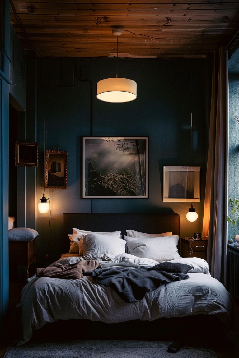 Moody Bedrooms with Dark Color Palettes to Set the Mood - Quiet Minimal