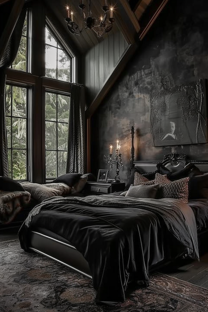 Dark Elegance: 20 Sophisticated Moody Bedrooms for Modern Living ...