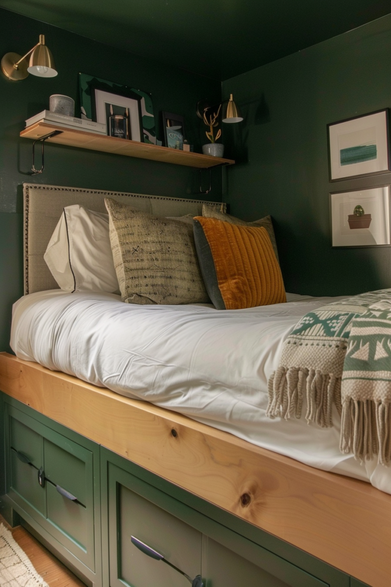 Moody Bedroom Ideas for Awkward Spaces - Quiet Minimal