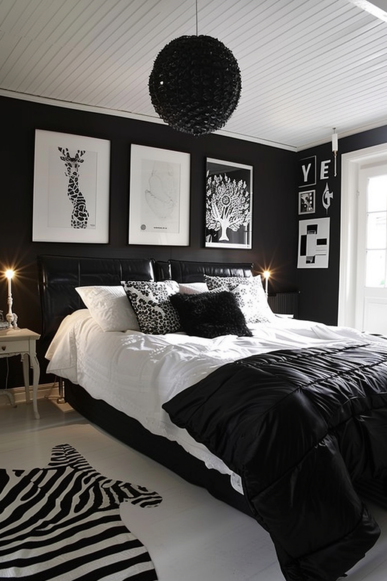 40 DIY Black and White Bedroom Décor Ideas You'll Love Quiet Minimal