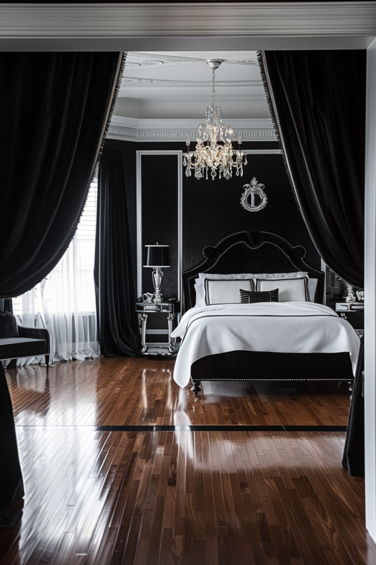 50 Elegant Black and White Bedroom Ideas for a Timeless Look - Quiet Minimal