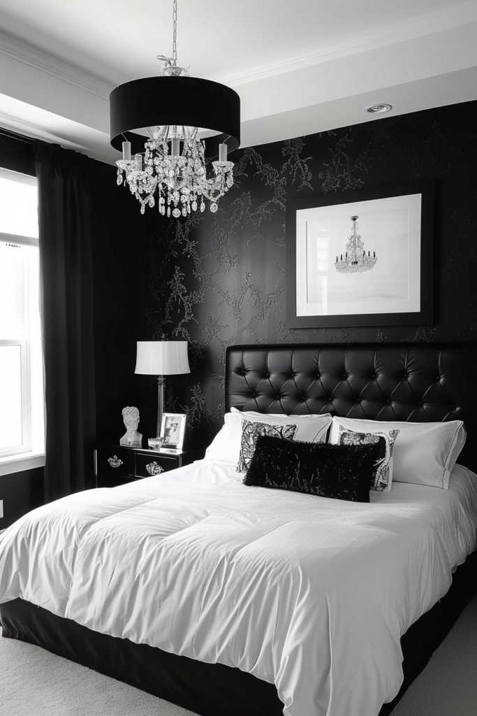 50 Elegant Black and White Bedroom Ideas for a Timeless Look - Quiet ...