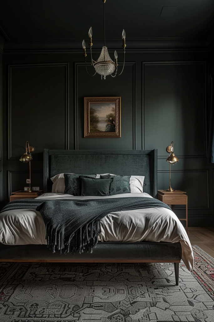 20 Moody Bedroom Designs with Dark Accents - Quiet Minimal