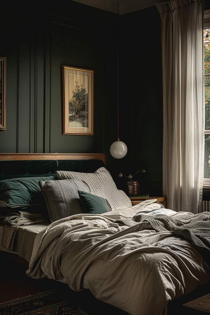 20 Moody Bedroom Designs with Dark Accents - Quiet Minimal