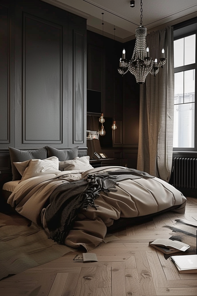 20 Moody Bedroom Designs with Dark Accents - Quiet Minimal