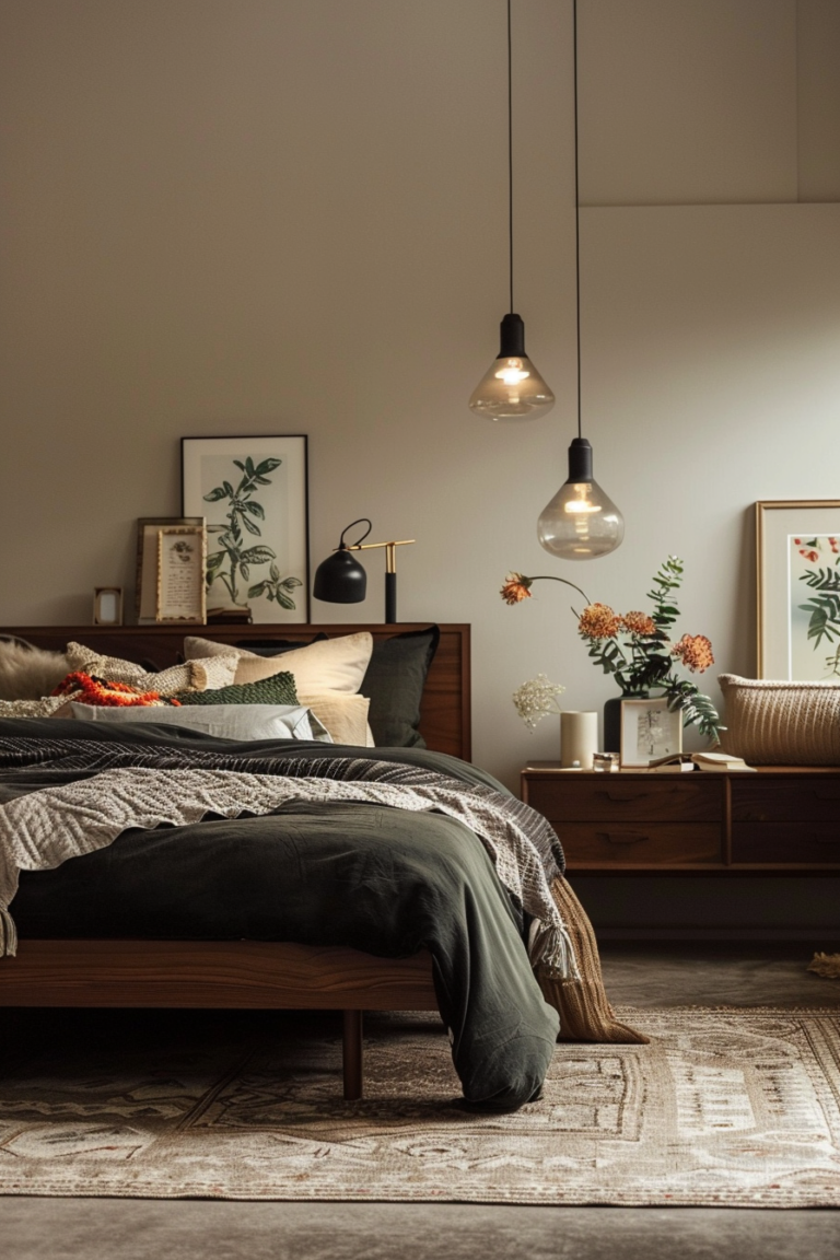 18 Moody & Enchanting Cottage Bedroom Ideas - Quiet Minimal