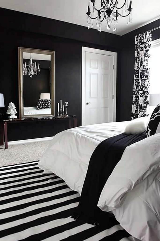 50 Stunning Black and White Bedroom Designs for a Modern Twist - Quiet ...