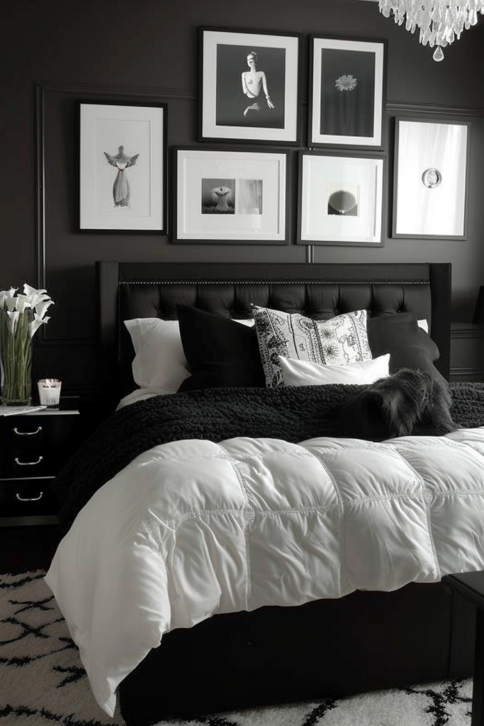 50 Stunning Black and White Bedroom Designs for a Modern Twist - Quiet ...