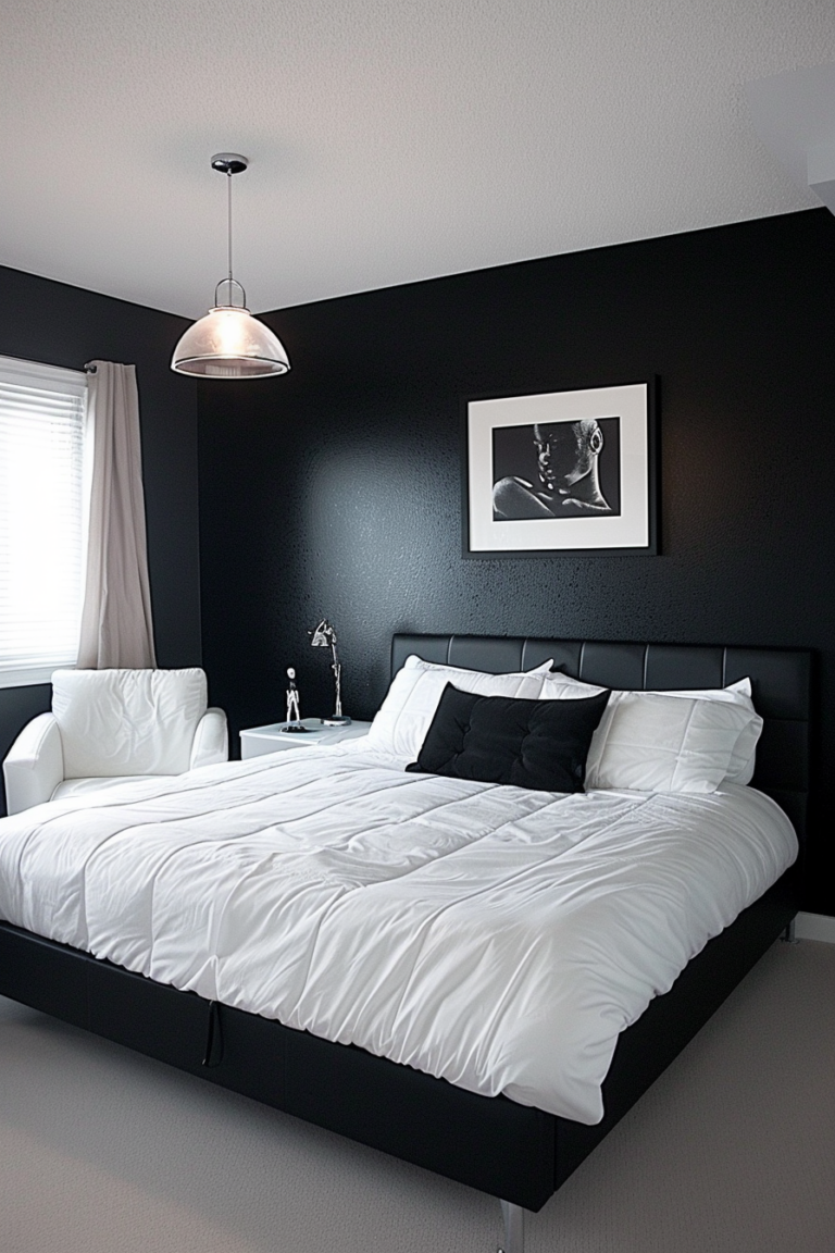 50 Stunning Black and White Bedroom Designs for a Modern Twist - Quiet ...