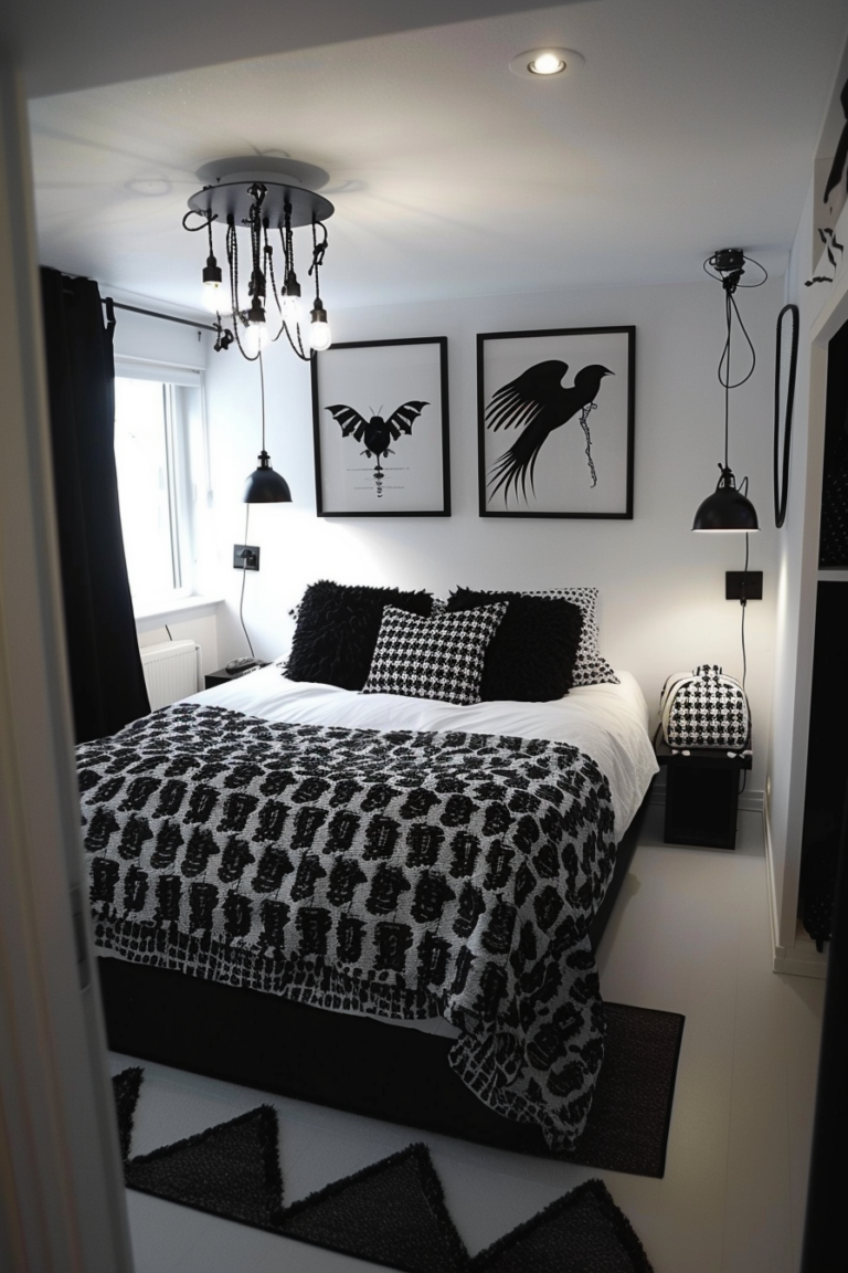 50 Stunning Black and White Bedroom Designs for a Modern Twist - Quiet ...