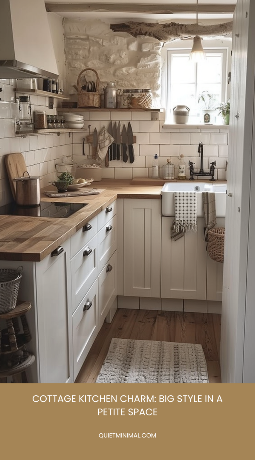 40 Tiny Cottage Kitchen Ideas: Small Space, Big Style - Quiet Minimal