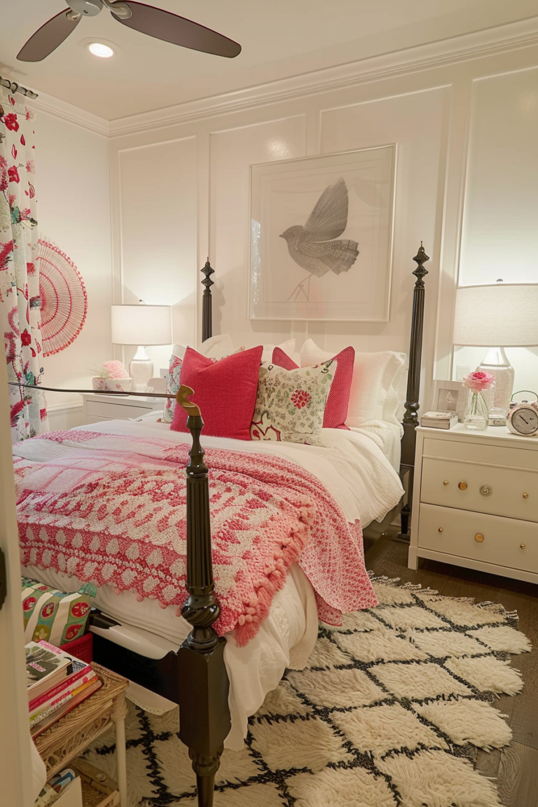 Preppy Bedroom Magic: Mastering Decor Ideas - Quiet Minimal