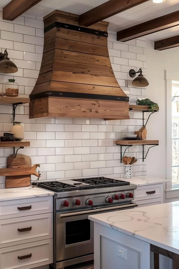 Add Functionality and Style with a Farmhouse Kitchen Range Hood - Quiet ...