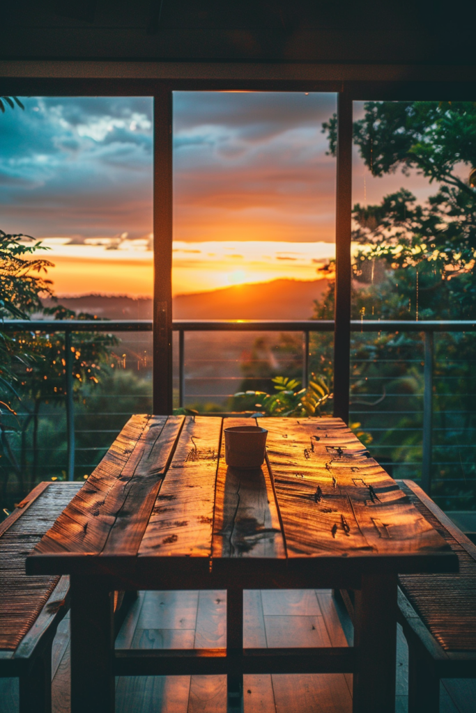 Cozy Gatherings: Farmhouse Kitchen Table with Bench Ideas - Quiet Minimal