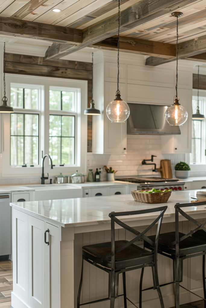 Discover Stylish Lighting for Your Farmhouse Kitchen - Quiet Minimal